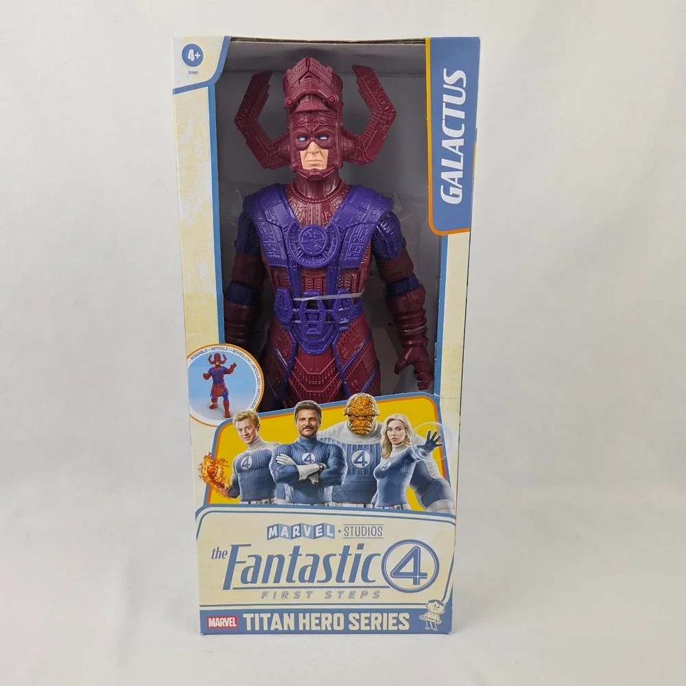 Fantastic 4 First Steps Titan Hero Series 4pk: Torch, Thing, Galactus, Mr Fantas